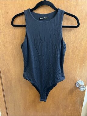 Shein Black High Neck Bodysuit